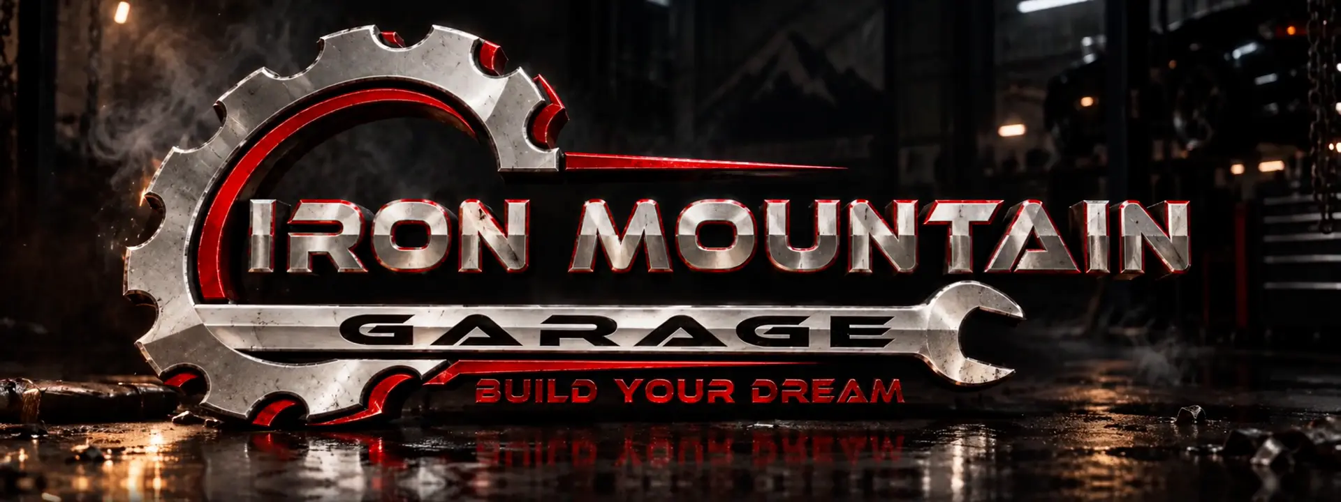 Iron Mountain Garage startup artwork preview.